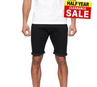 Duck&Cover Men's Zeki Shorts in Black | Size: 30 Duck&Cover Black 30