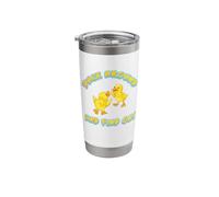 Duck Around and Find Out Funny Sarcastic Jokes Stainless Steel Insulated Tumbler