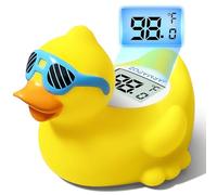 Duck Baby Bath Thermometer, Newborn Bath and Room Temperature Thermometer Safety Floating Toy, Bathtub Thermometer for Infant