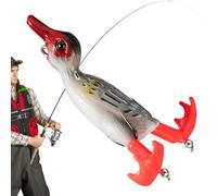 Duck Bait for Fishing, Fishing on the for Ducks, Duck Bait with Soft Propeller Swimbait, Realistic Swimbait for Bar, Trout, Black Carp, Black Fish, Mandarin Fish