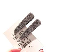 Duck beak edge long broken hair clip hair accessories (Water drop gray (single price) 6cm two packs)