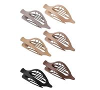 Duck Billed Hair Clips | Vintage French Design Side Slid Hairpin - 6 Retro Strong Hold Lay Flat Hair Claws Hair Simple Use: Especially Accessories, No Slip Grip Hair Clips for Thick Thin Hair