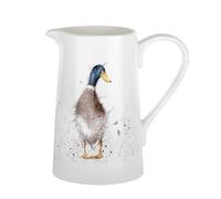 Wrendale Designs Guard Duck 1 Pint Jug Royal Worcester Fine Bone China