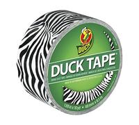 Duck Brand 280110 Printed Duct Tape, Zig-Zag Zebra, 1.88 Inches x 10 Yards, Single Roll