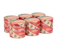 Duck Brand HD Clear Heavy Duty Packing Tape Refill for Moving, Shipping and Mailing, 3" Core, Clear, 1.88" x 54.6 yd, 12 Rolls (287733)