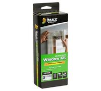 Duck Brand Max Strength Heavy Duty Window Kit: 62 in. x 126 in. (Clear) / 3 Pieces Max-Strength