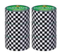 Duck Brand Printed Duct Tape, 6-Roll, Checker (280410_C)