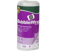 Duck Brand Self-Cling Bubble Wrap Roll, Original Bubble Cushioning Wrap for Packing, Shipping, Mailing, and Moving, Clear, 12" x 15' (280055)