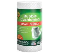 Duck Brand Bubble Wrap Original Protective Packaging, 12 Inches Wide x 30-Feet Long, Single Roll (393251), Clear