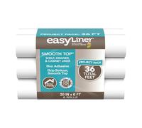Duck Brand Smooth Top EasyLiner, White, 20" x 6'