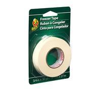Duck Write-On Freezer Tape – 3/4-Inch by 30-Yard – White, Single Roll (280124)