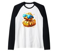Duck Builder Block Construction Master G0ld Sunglasses Toy Raglan Baseball Tee