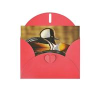 Duck by the lake Holiday Cards | Double Sided Glitter Cardstock | Christmas, Birthday, Valentine's Day, Wedding & Party Invitations | Envelopes Included