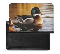 Duck by The Lake Passport Cover Protector Rfid Blocking Passport Holder Id Card Holder Secure Travel Wallet Organizer for Passport Tickets Credit Cards, style, One Size