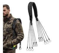 Duck Call Lanyard, Waterfowl Duck Carrier Strap, 60 cm Rings Design Hunting Accessories, Adjustable Strap for Turkey, Mallard, Geese, Squirrel, Bird Calls, Outdoor Gear