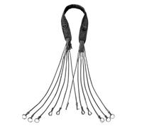 Duck Call Lanyard - Waterfowl Game Carrier, 12 Rings Strap for Field Organization, Hunting Sling, Wilderness Gear Supply with Paracord Strength, Equipment Retention Tool for Securing Whistles