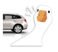 Duck Car Decal - Doubtful Duck Cute Question Mark Cool Artistic Waterproof Decal | Outdoor Window Caution Decals for Car Laptop Wall