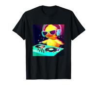 Duck Chick DJ Party Club Disk Jockey Gift Shirt EDM Dance T-Shirt