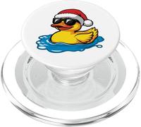 Duck Christmas Holiday Fun Bath Rubber Toy Lovers PopSockets PopGrip for MagSafe
