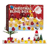Duck Countdown Calendar - 24 Day Christmas Countdown - Gift Ideas for Christmas Stocking Fillers Bath Toys Festive Decorations Daily Activity Family Home School Party