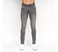 Duck&Cover Maylead Men's Slim-Fit Five-Pocket Denim Jeans in Grey | Size: 40R Duck&Cover Grey 40R