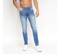 Duck&Cover Maylead Men's Slim-Fit Five-Pocket Denim Jeans in Light Blue | Size: 38R Duck&Cover Light Blue 38R