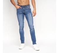 Duck And Cover Mens Maylead Slim Fit Jeans Stone Wash 30/32