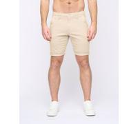 Duck&Cover Moreshore Men's Lightweight Stretch Canvas Chino Shorts with Secure Penny Pocket in Stone | Size: 32 Duck&Cover Stone 32