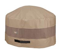 Duck Covers Elegant Waterproof 34 Inch Round Fire Pit Cover, Outdoor Firepit Cover