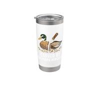 Duck Decoy Carving Grandpa Vintage Folk Art Workshop Graphic Stainless Steel Insulated Tumbler
