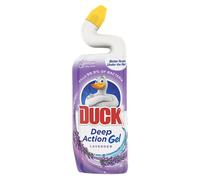 Duck Deep Action Gel Toilet Cleaner Liquid, Kills 99.9% of Bacteria, Removes Limescale, Long Lasting Fragrance, Lavender, Pack of 8 (8 x 750ml)