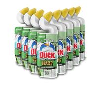 Duck Deep Action Toilet Cleaner, Sanitising & Descaling Toilet Bowl Cleaning Liquid Gel, Garden Escape, Pack of 8 (8 x 750ml)