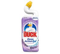 Duck Deep Action Gel Toilet Cleaner Liquid, Removes Limescale, Long Lasting Fragrance, Lavender, 750 ml