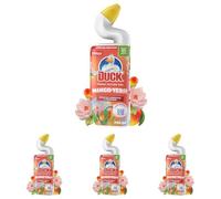 Duck Deep Action Gel Toilet Cleaner Liquid, Removes Limescale, Long Lasting Fragrance, Mango Verse, 750ml (Pack of 4)