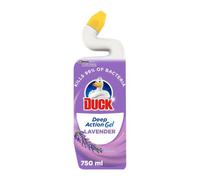 Duck Deep Action Gel Toilet Cleaner Liquid, Removes Limescale, Long Lasting Fragrance, Lavender, 750 ml