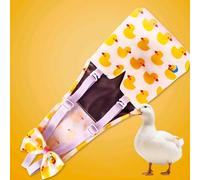 Duck Diaper for Pet Ducks, Adjustable Reusable Washable Nappy Pants with Sliding Buckle, Indoor Duck Diaper for Call Ducks Small Breeds(Blue Dot,XS- adjustable(ducklings within 1 month old))