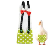 Duck Diapers, Chicken Diapers - Chicken Diaper for Pets | Reusable Duck Diapers with Bowties, Washable Printed Cloth Diaper Supplies for Poultry Poultry Poultry
