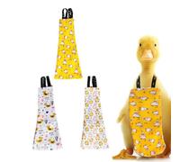 Duck Diapers for Pet Ducks - Reusable Farm Poultry Diaper, Washable Leak Proof Design, Adjustable Fit | Chicken and Duck Diapers Combo Pack for Hens Backyard Poultry Large Size with Bow Comfortable