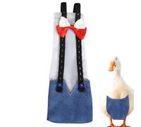 Duck Diapers for Pet Ducks | Washable Chicken Diaper | Reusable Duck Diapers with Bow Ties, Washable Printed Fabric Pet Poultry Nappies Supplies