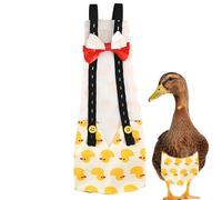 Duck Diapers,Reusable Duck Diaper - Washable Pet Chicken Diapers, Adjustable Duckling Clothes with Bow Tie for Poultry