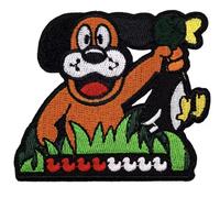 Duck Dog Fetch Dead Hunting Hunter Shoot Shooter Shooting Video Game Hunt 3" Iron On Embroidered Patch for Clothing