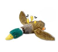 Duck Dog Toy - Squeaky Cute Duck Plush, Toy | Pet Supplies For Small Medium Large Pets Indoor Play Active Biting Support Soft Yellow Mallard Interactive Fun