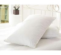 Duck Down & Feather Mattress Topper 100% Cotton Cover Luxury Quality Box Stitched & Elasticated Corner Straps SIZE: Duck Pillow Pair Only