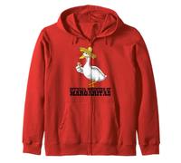 Duck Drinking Cinco De Mayo Sombrero Party Shot Tequila Zip Hoodie