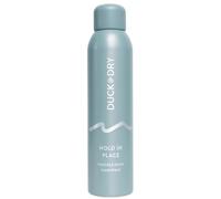 Duck & Dry Hold In Place Flexible Hold Hairspray 250 ml - 0% SLS, Paraben & Silicone. Ultra-fine mist gives lasting hold while keeping hair soft with natural movement.