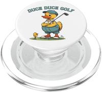 Duck Duck Golf Cruise Golfer Duck Swinging Club Fun PopSockets PopGrip for MagSafe