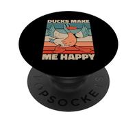 Duck Ducks make me happy PopSockets Adhesive PopGrip