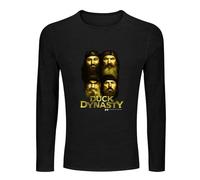 Duck Dynasty Tv Show A&E Tshirt Mens Crew Neck Brothers Men's 100% Cotton Tee Crewneck Unisex Long Sleeve T-Shirt Black L