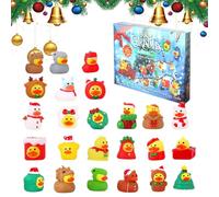 Duck Edition Calendar - 24 Days Christmas 2025 | Collectible Mini Duck Figures for Teenagers, Adults, Home or Party Decoration, Fun Gift, Seasonal Surprise