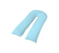 (Duck EGG) 12Ft Long U Shaped Full Body & Back Support Pillow Extra Fill With Hollow Fiber- Soft Cuddle Pregnancy & Leg Support Pillow with Free Pillowcase